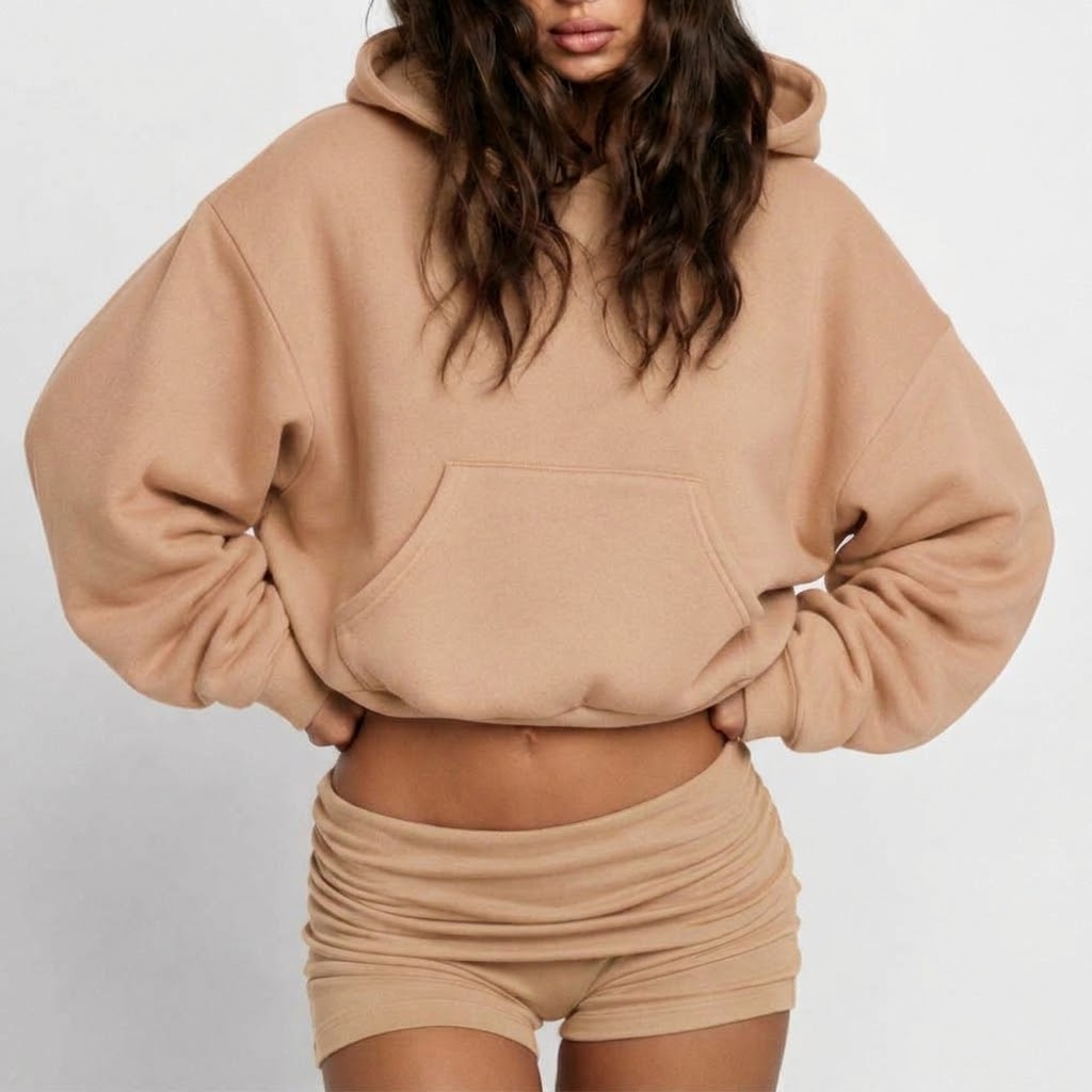 PREMIUM BOXY HOODIE 1.0 (SAND)