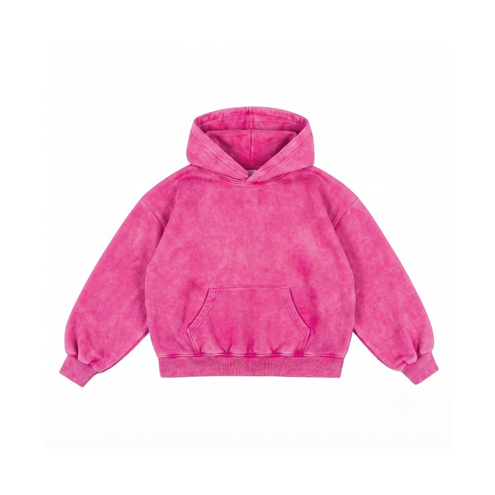 BASIC HOODIE (WASHED PINK)