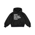 NIGHT TRACK HOODIE (BLACK)